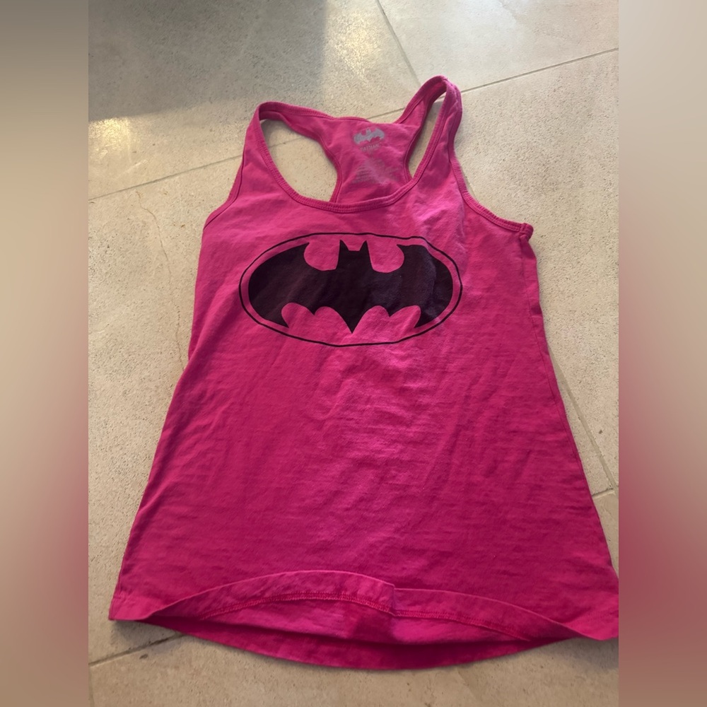 Batman Fuchsia Tank Top